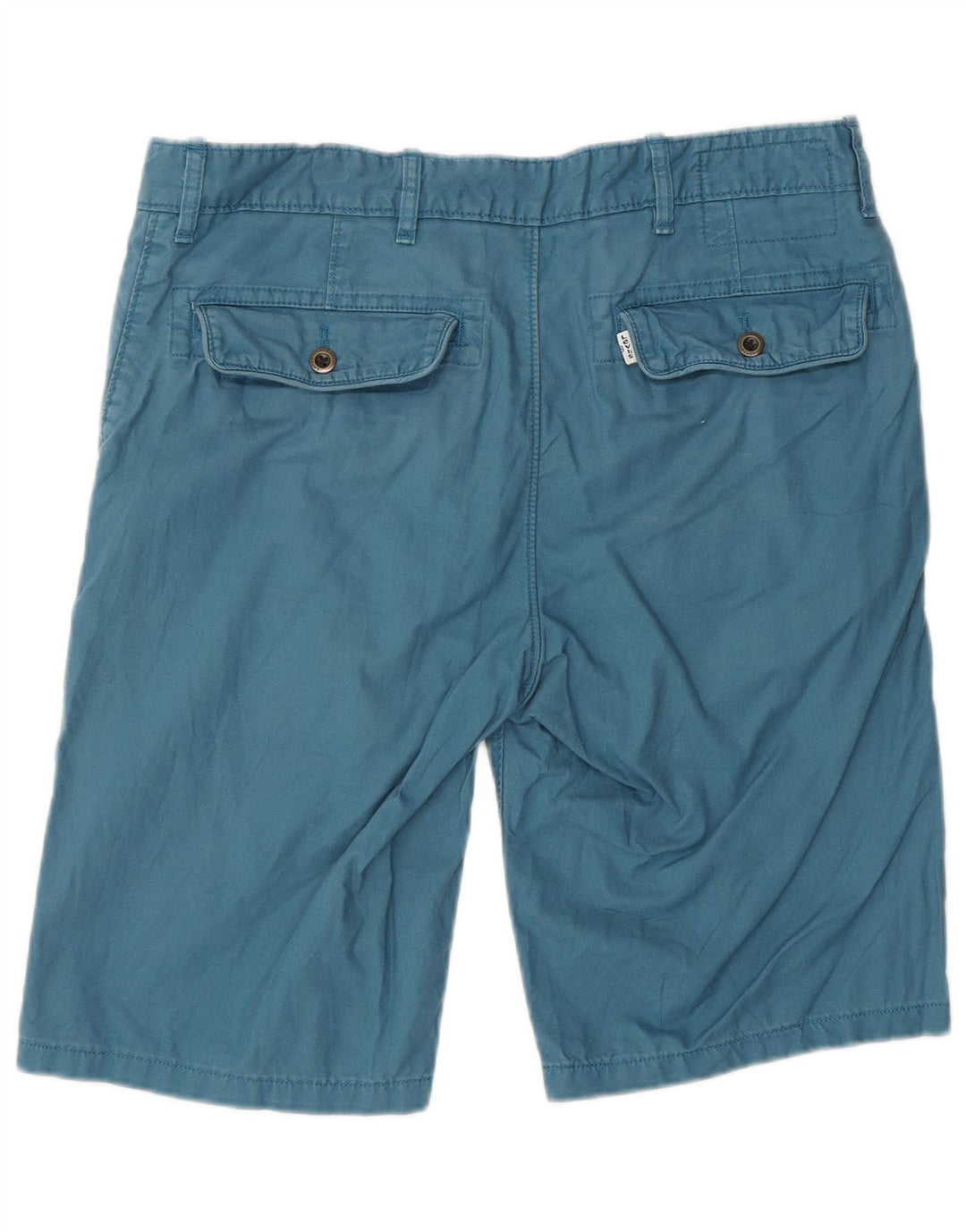 Pantaloncini chino da donna LEVI'S W32 grandi in cotone blu