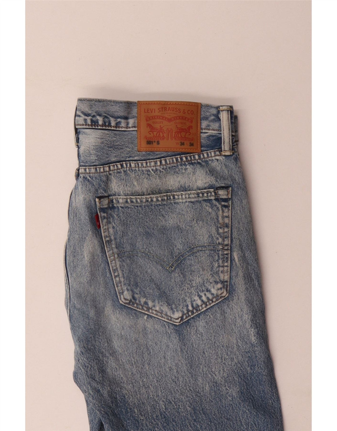 Levi's Uomo 501 Jeans dritti W34 L34 Cotone Blu