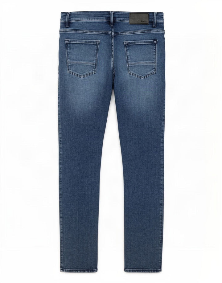 Jeans slim da donna Hugo Boss W32 L32 cotone blu