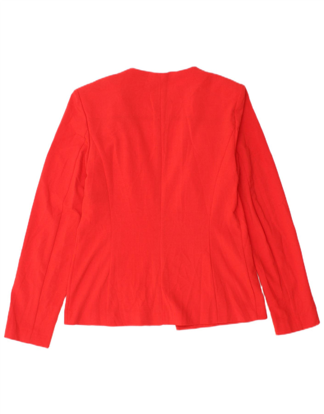 Giacca Marks & Spencer da donna Open Blazer UK 10 Small Poliestere rosso