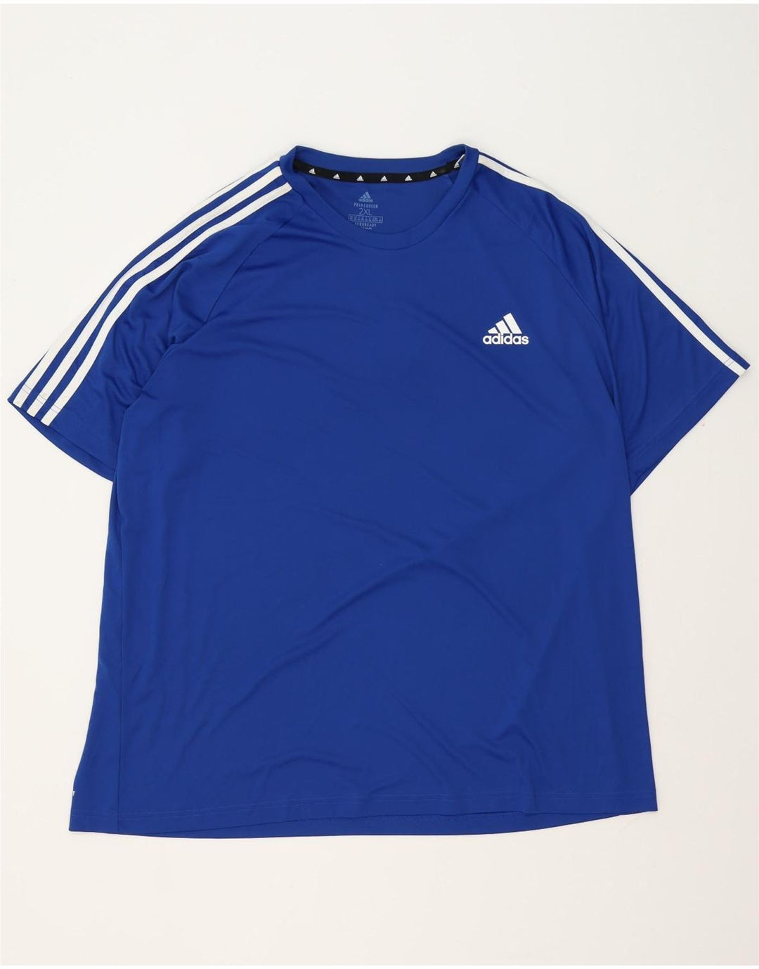 T-shirt Adidas Aeroready da uomo Top 2XL blu poliestere