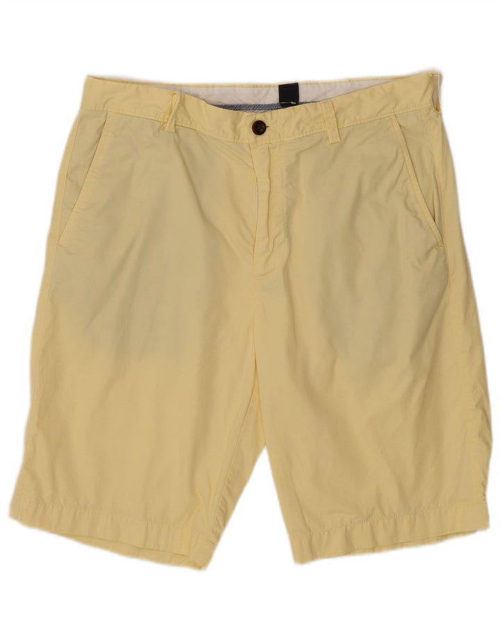 Pantaloncini chino da uomo J. Crew W33 cotone giallo medio