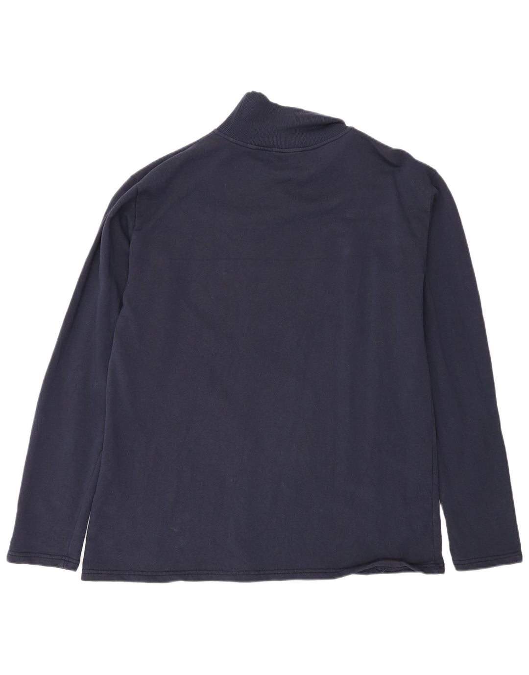 Converse Top grafico da uomo a maniche lunghe XL in cotone blu navy