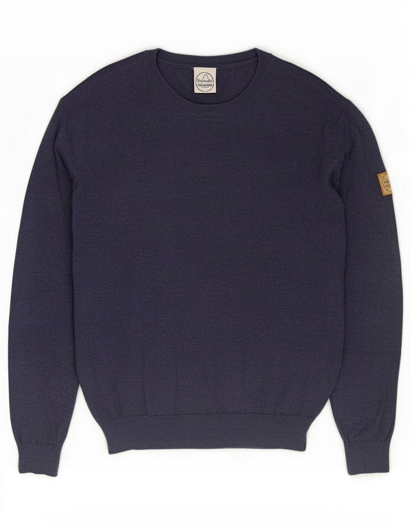 Maglione girocollo da uomo Murphy & Nye Sailmakers blu navy medio