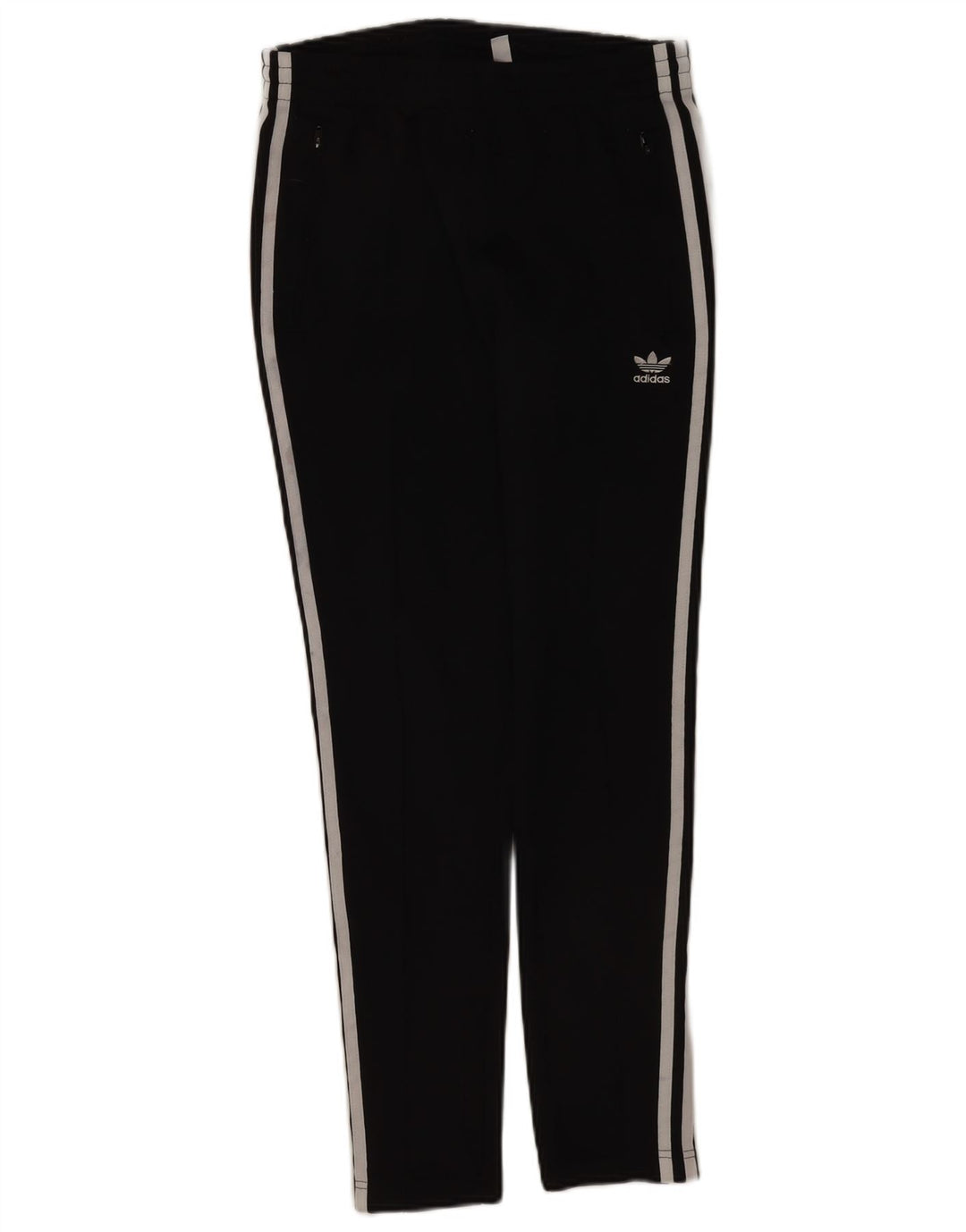 Pantaloni della tuta da donna Adidas UK 8 Small Poliestere nero