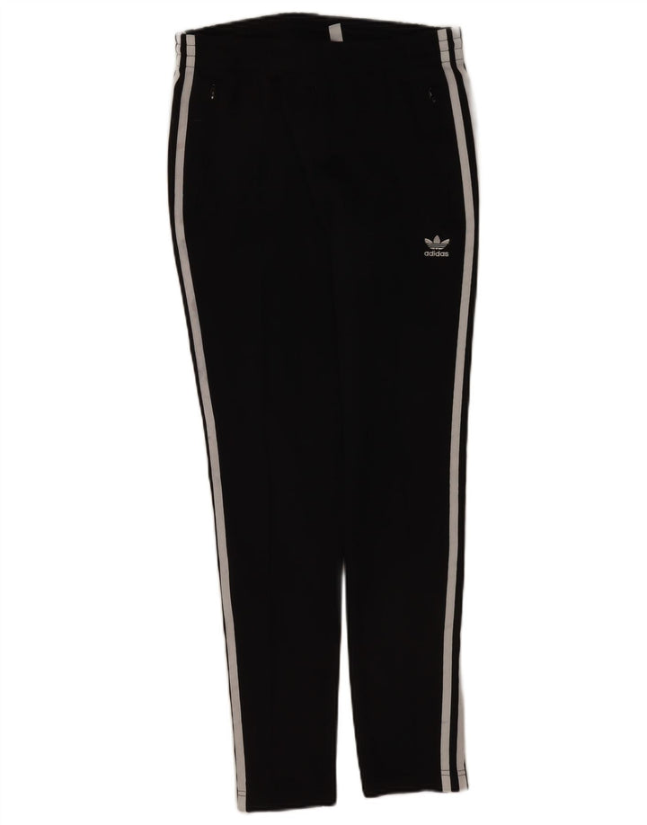 Pantaloni della tuta da donna Adidas UK 8 Small Poliestere nero