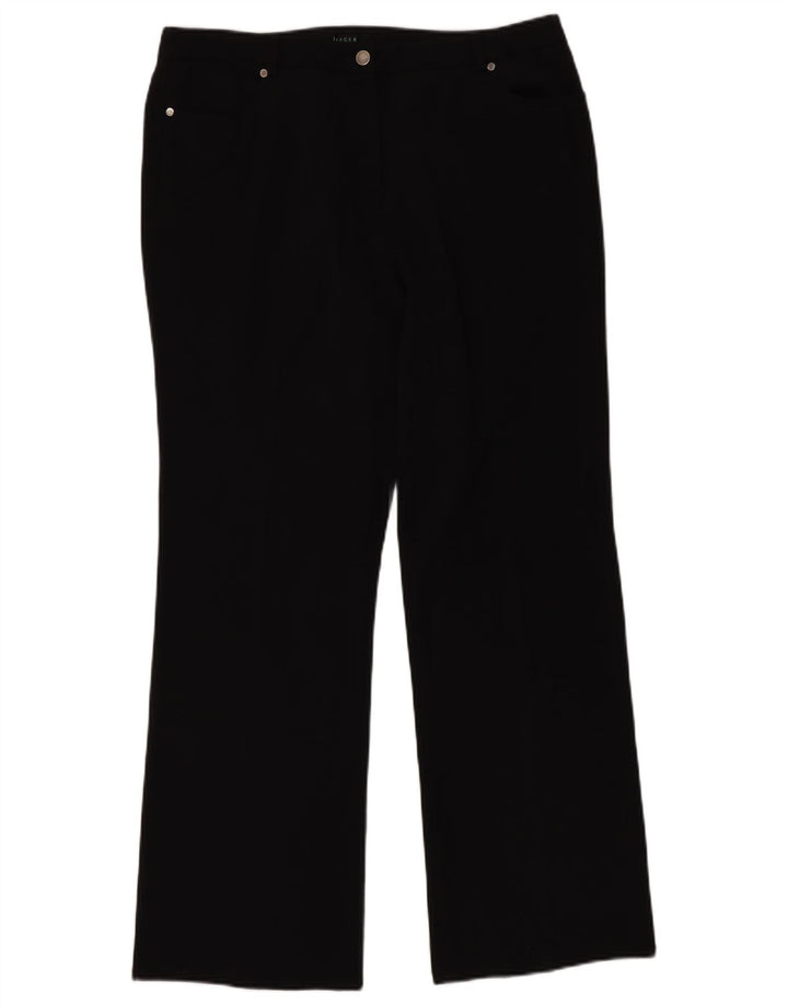 Pantaloni casual bootcut da donna Jaeger W36 L32 neri