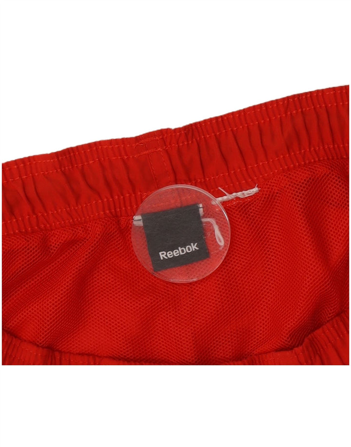 Pantaloncini sportivi Reebok da uomo grandi rossi