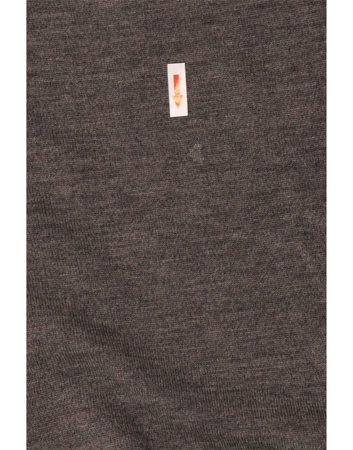 Maglione maglione girocollo da uomo Rodrigo IT 52 Large grigio lana vergine