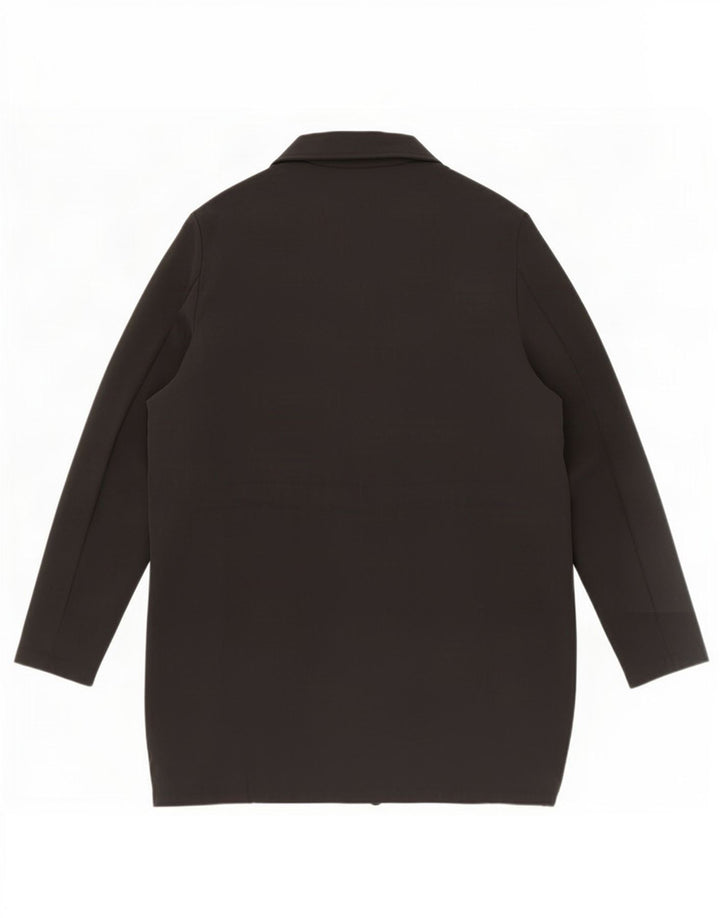 Top cardigan aperto oversize da donna Zara UK 6 XS poliestere nero