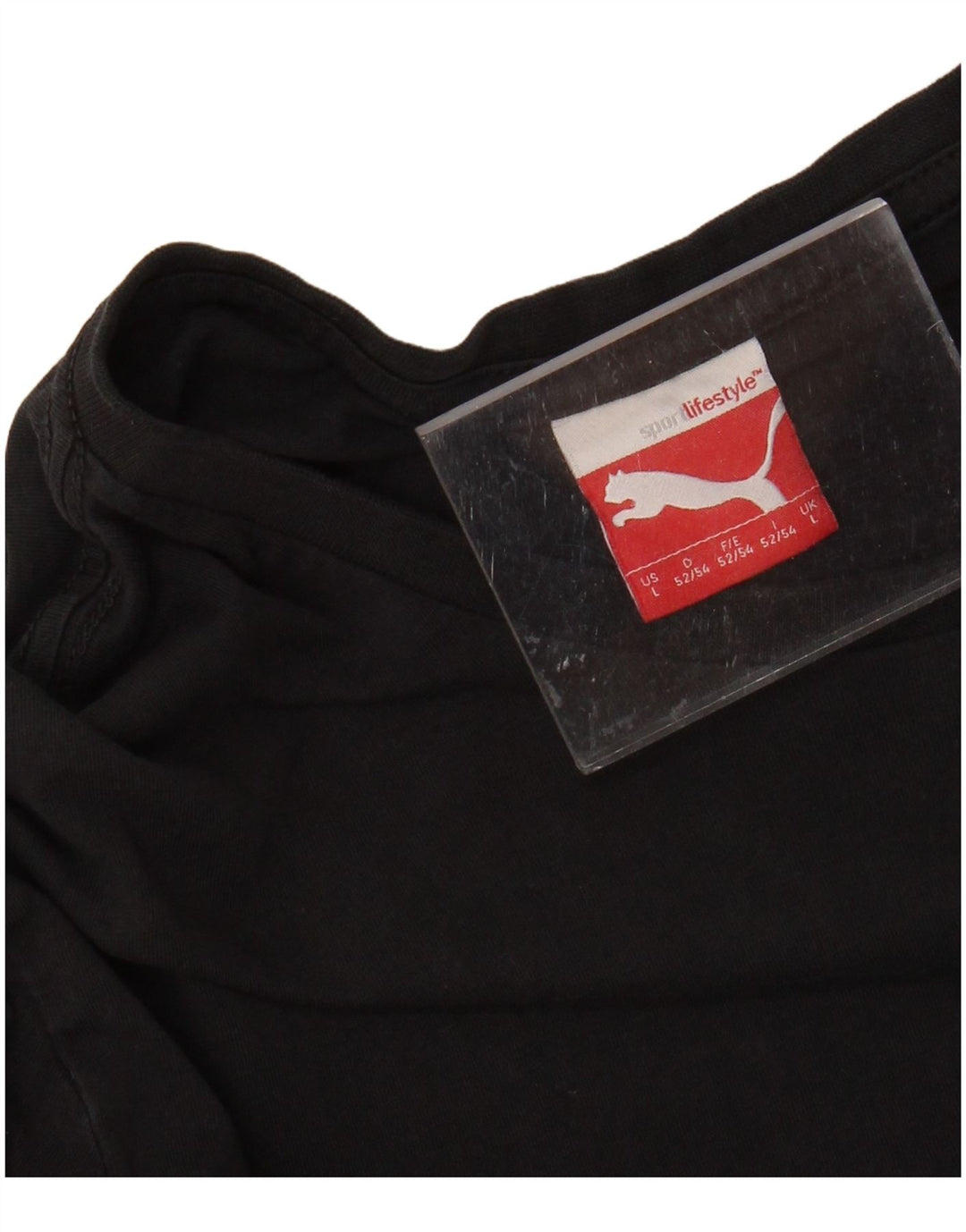 T-shirt grafica PUMA da uomo grande nera