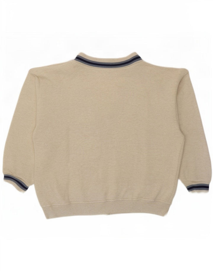 Giacca da ginnastica da uomo dalla vestibilità ampia Great Bay, beige medio chiazzato