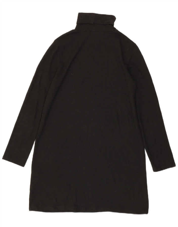Abito maglione Zara da donna con collo alto UK 12 poliestere nero medio