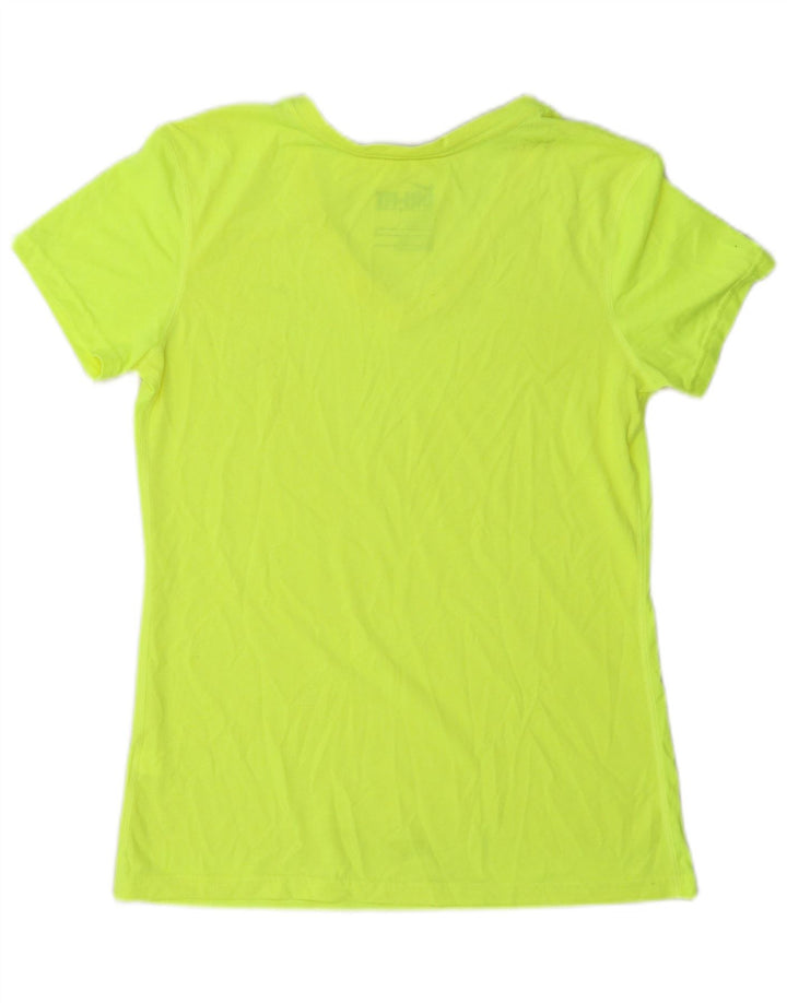 Maglietta Nike Dri Fit Regular da donna, taglia UK 12, verde medio
