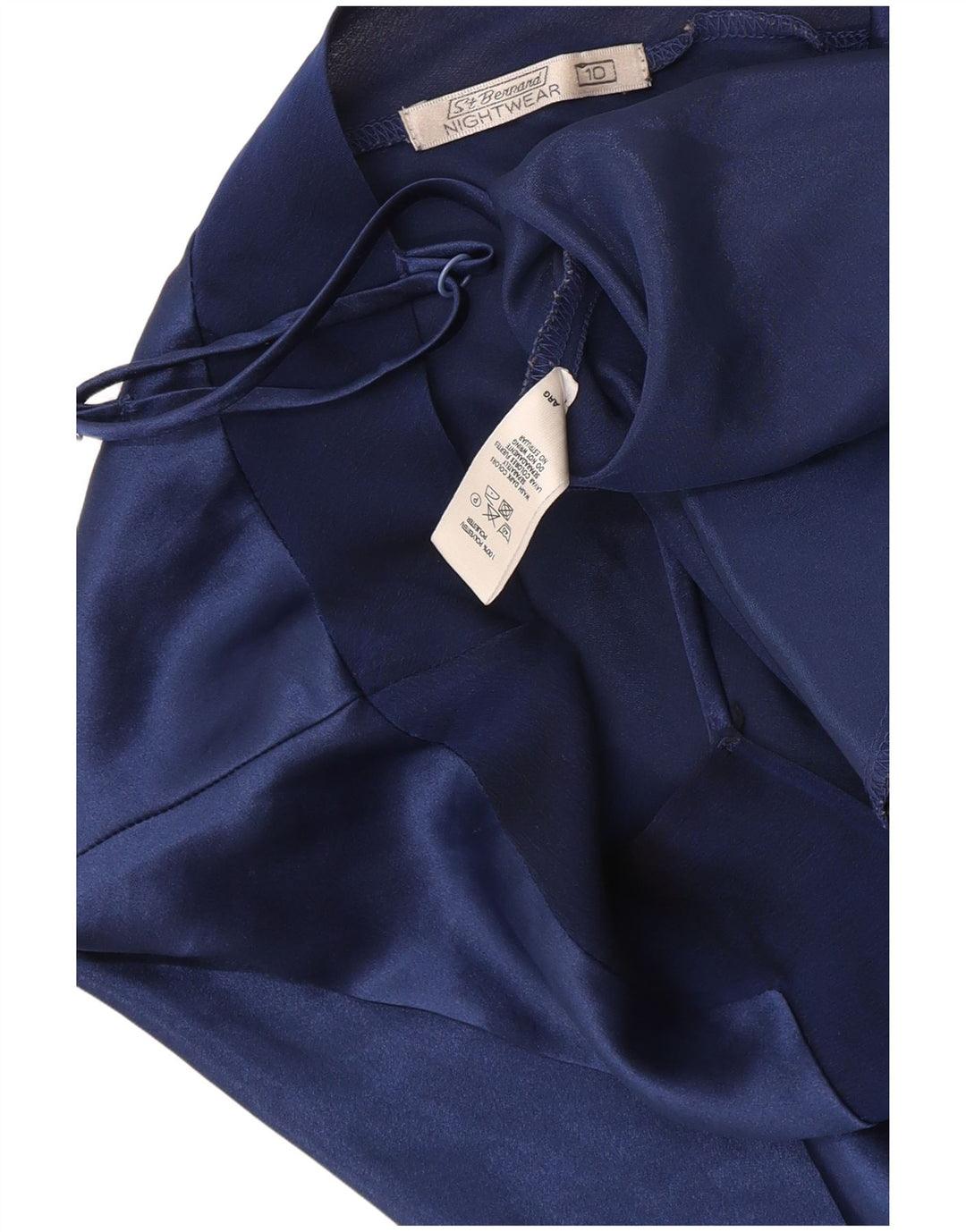 Abito sottoveste da donna St. Bernard UK 10 piccolo in poliestere blu navy