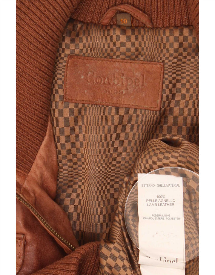 Giacca In Pelle Uomo Conbipel IT 50 Large Marrone