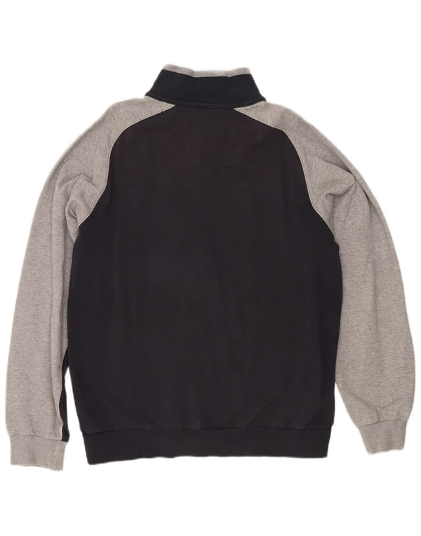 Giacca da tuta da uomo Champion XL in cotone color block blu navy