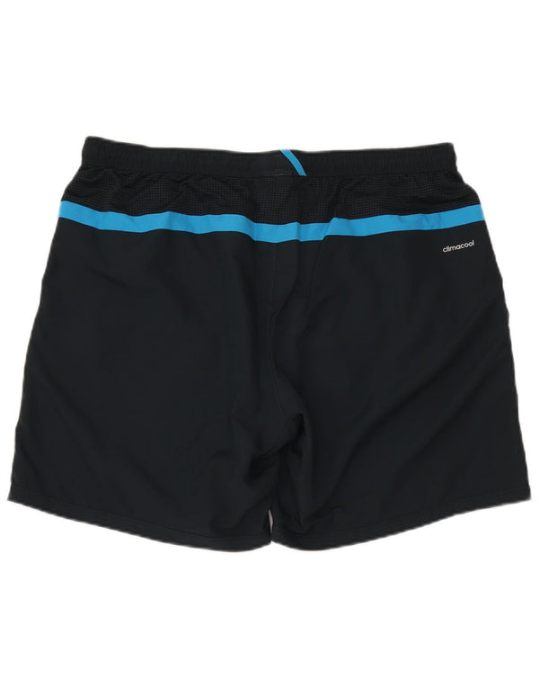 Pantaloncini sportivi Adidas Climacool da uomo XL Poliestere color block nero