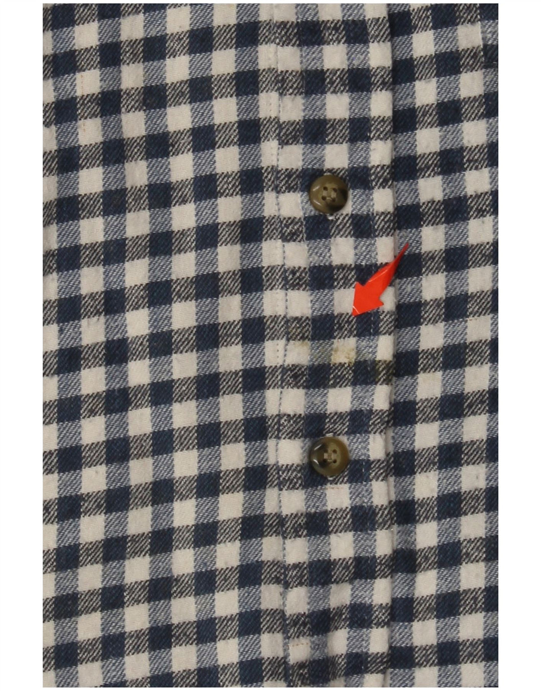 CONTE OF FLORENCE Camicia da uomo in flanella di cotone a quadretti blu navy grande