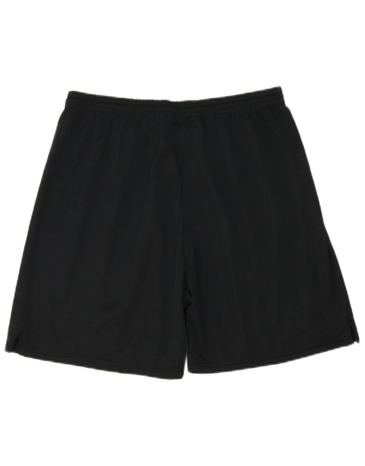 Pantaloncini sportivi Reebok da uomo grandi in poliestere nero