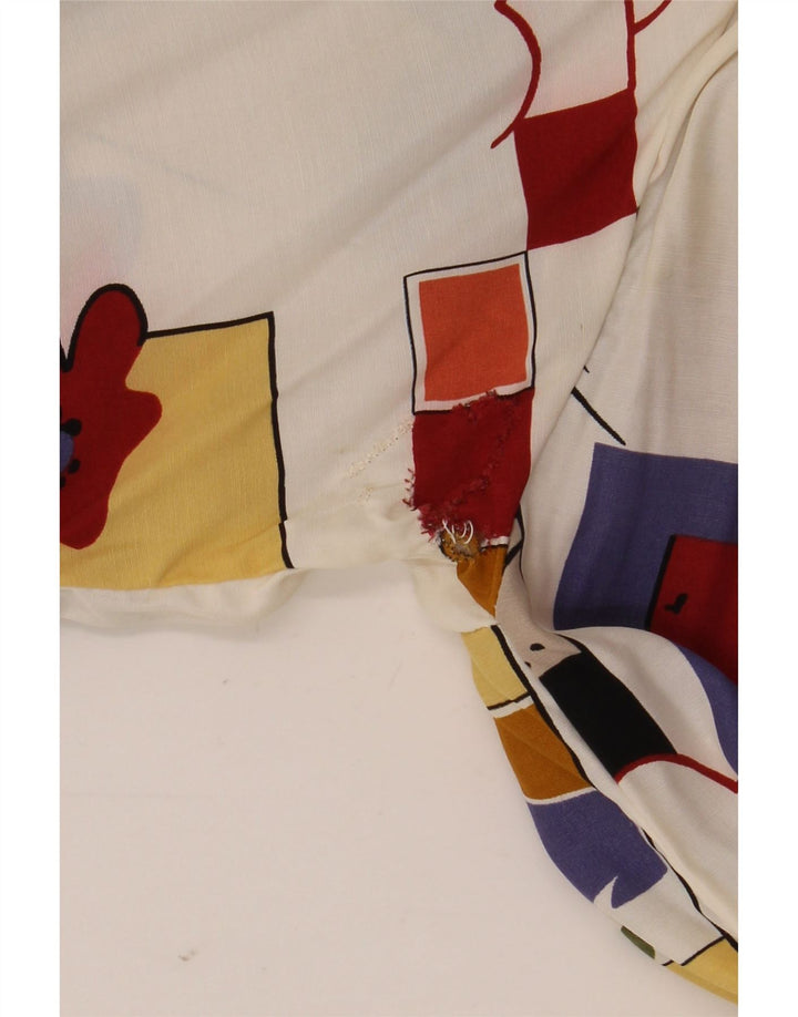 Camicetta con grafica oversize da donna vintage UK 16 grande multicolore