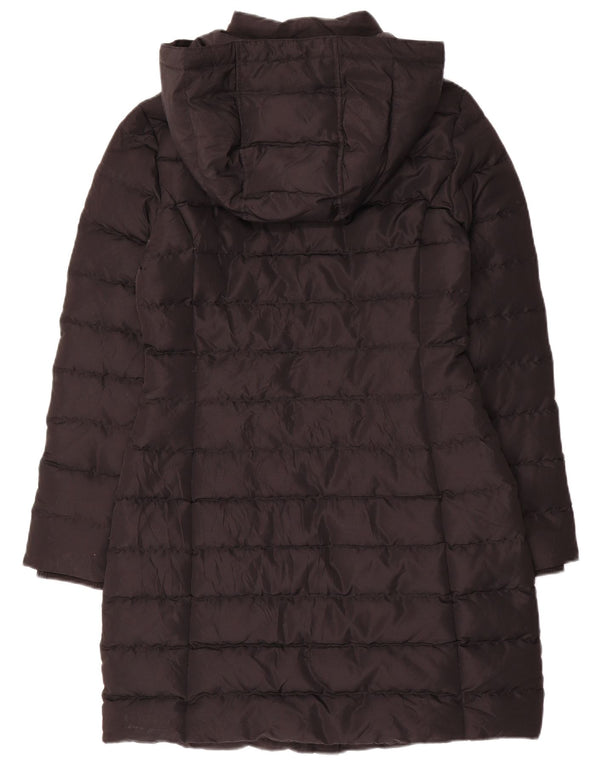 Cappotto imbottito con cappuccio da donna Tommy Hilfiger UK 10 piccolo poliestere nero