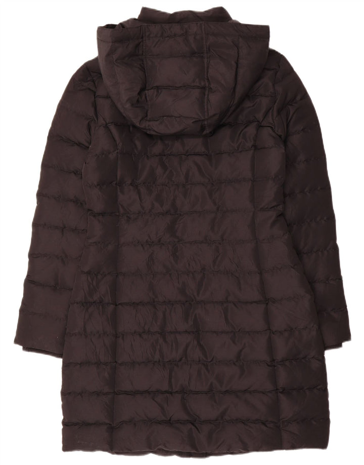 Cappotto imbottito con cappuccio da donna Tommy Hilfiger UK 10 piccolo poliestere nero