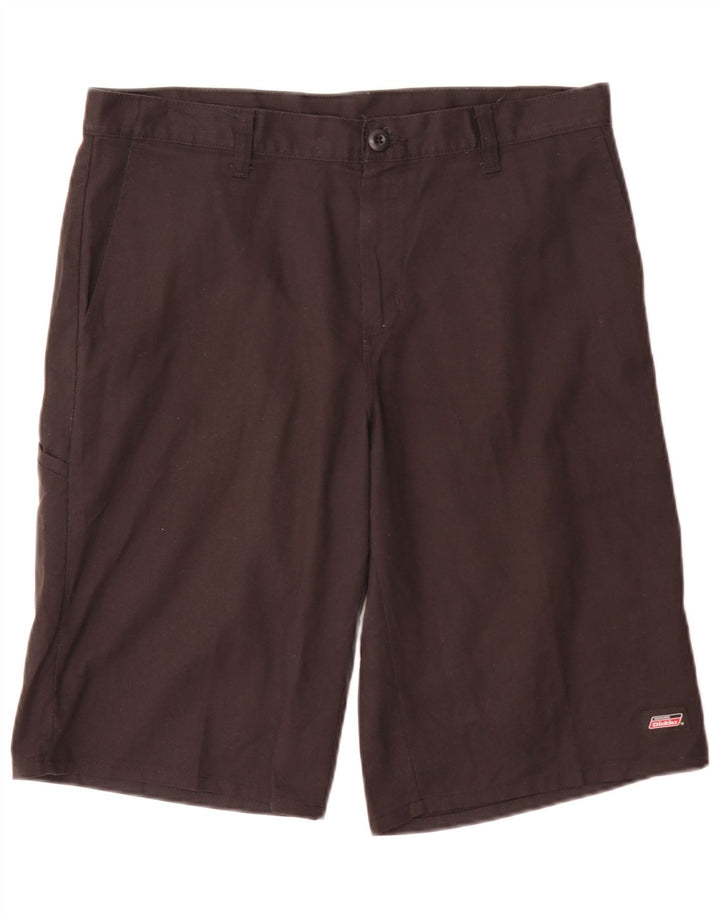 Dickies Pantaloncini chino regolari da uomo W34 Large Marrone Poliestere