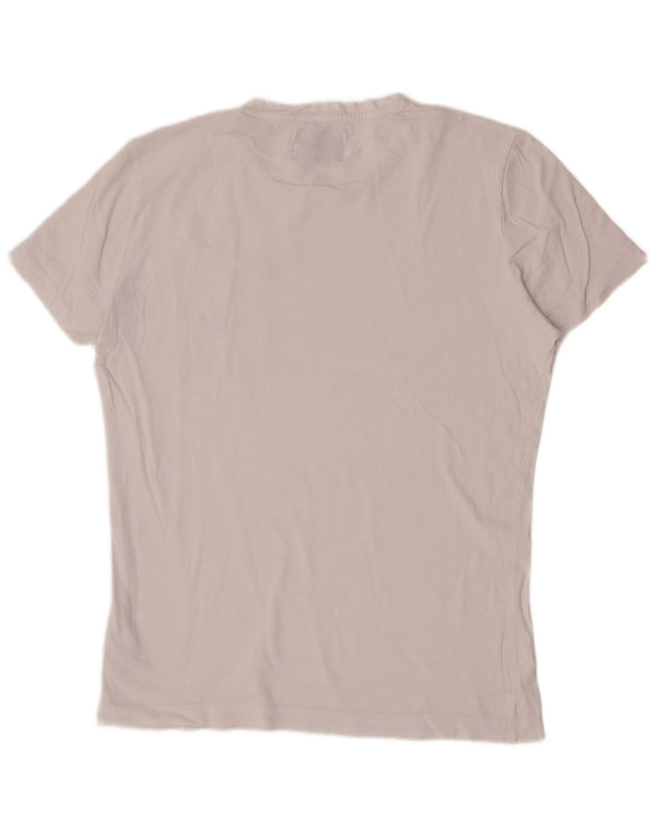 T-shirt regolare a maniche corte da uomo Calvin Klein Jeans bianco medio