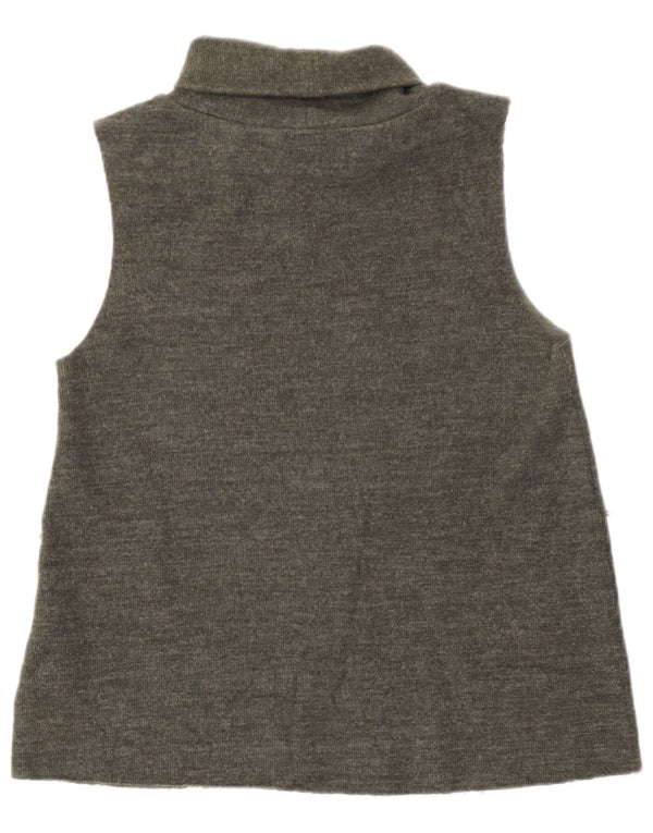 Canotta da donna Zara UK 10 piccola in cotone screziato verde