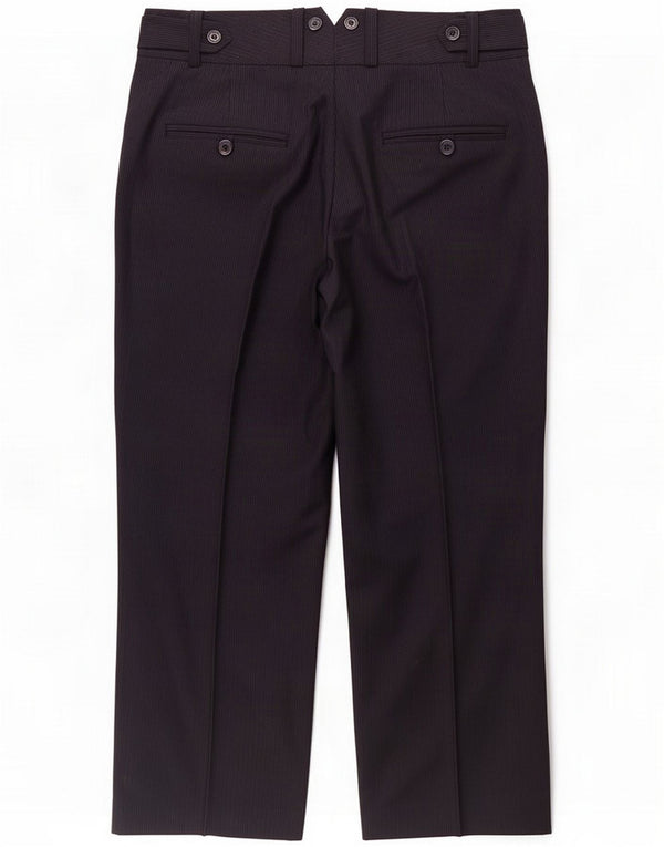 French Connection Womens Crop Suit Trousers US 10 Large W30 L23 Navy Blue