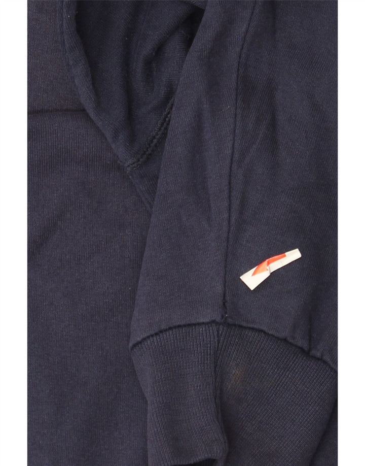Felpa grafica da uomo Champion, maglione grande, blu navy