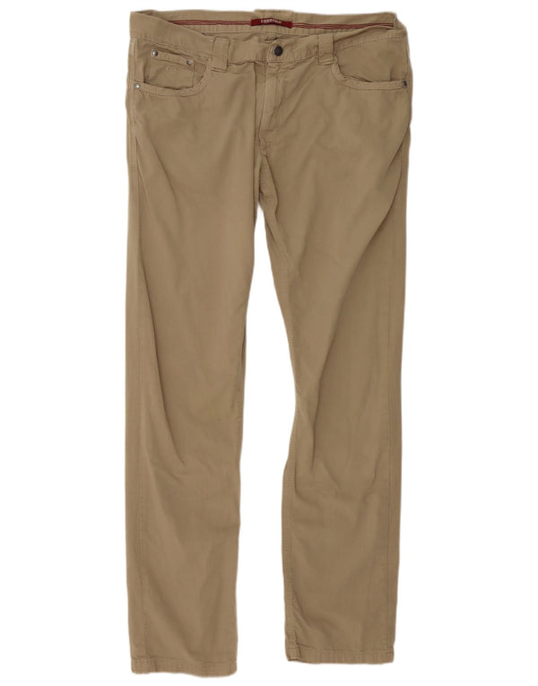 Pantaloni casual dritti da uomo Carrera IT 54 2XL W38 L30 Cotone beige