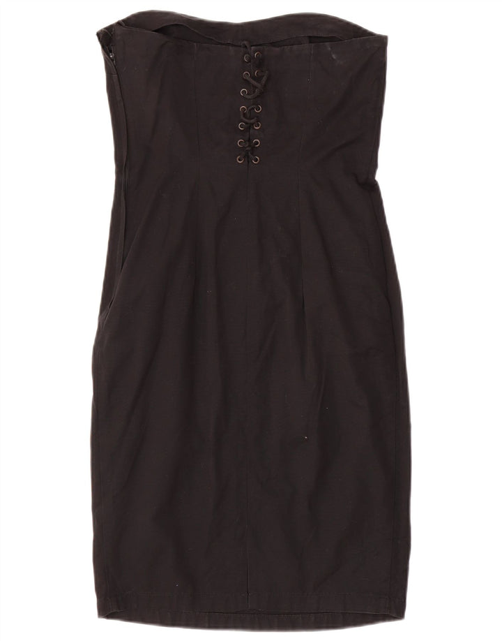 Abito senza spalline da donna Massimo Rebecchi UK 8 piccolo nero