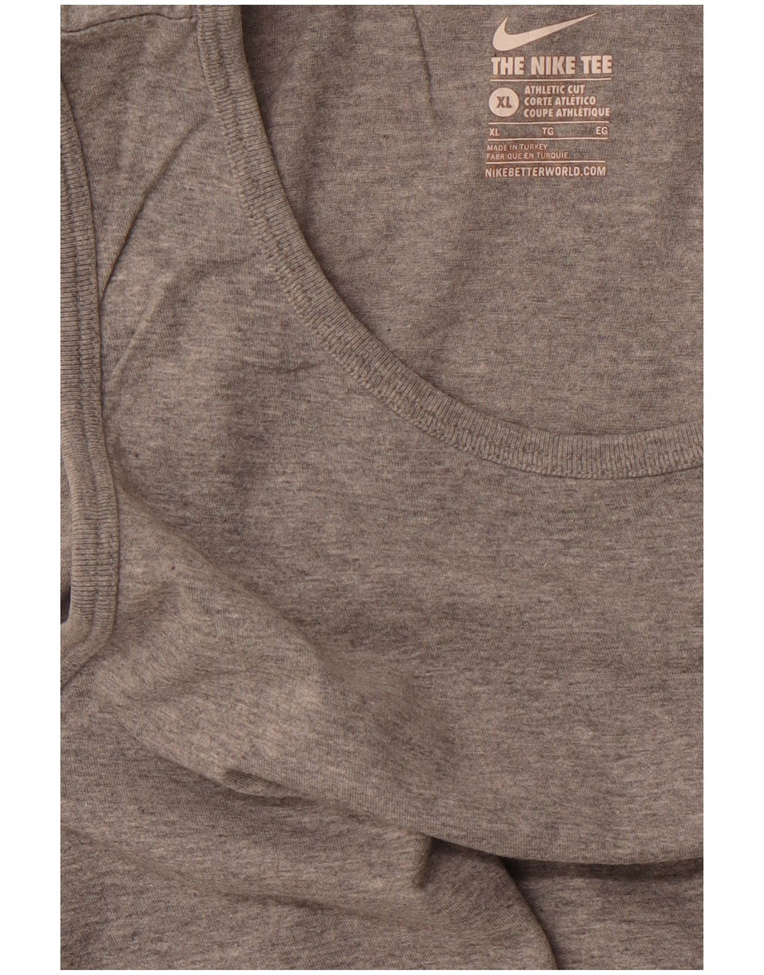 Canotta NIKE da uomo dal taglio atletico XL grigio chiazzato