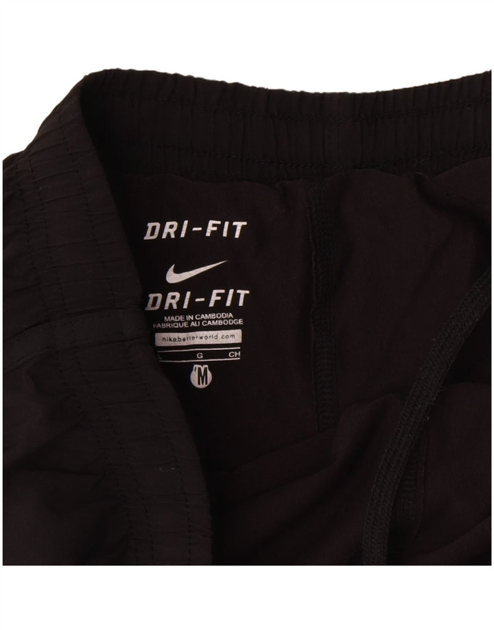 Pantaloncini sportivi Nike Dri Fit da donna UK 12 medio neri