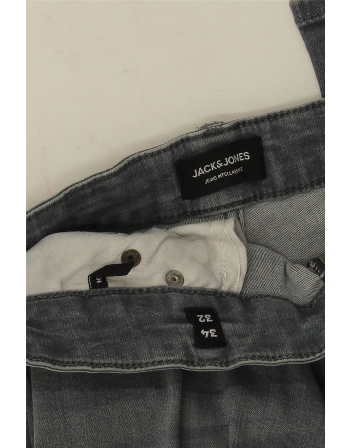 Jack & Jones Uomo GLENN Slim Jeans W34 L32 Blu