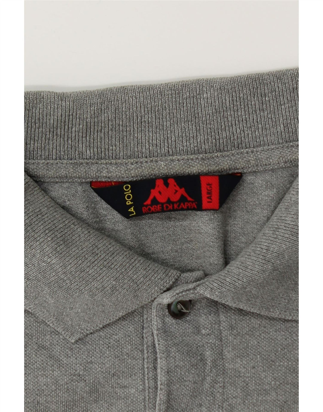 Polo Uomo KAPPA Large Grigio Cotone