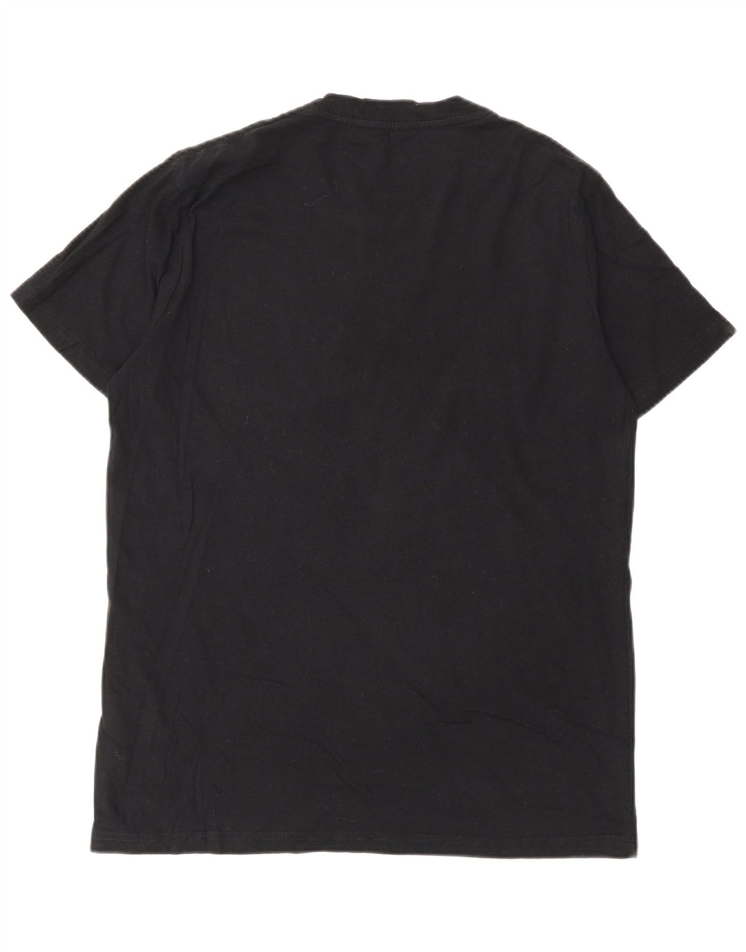 T-shirt grafica da uomo Converse Top piccola in cotone nero