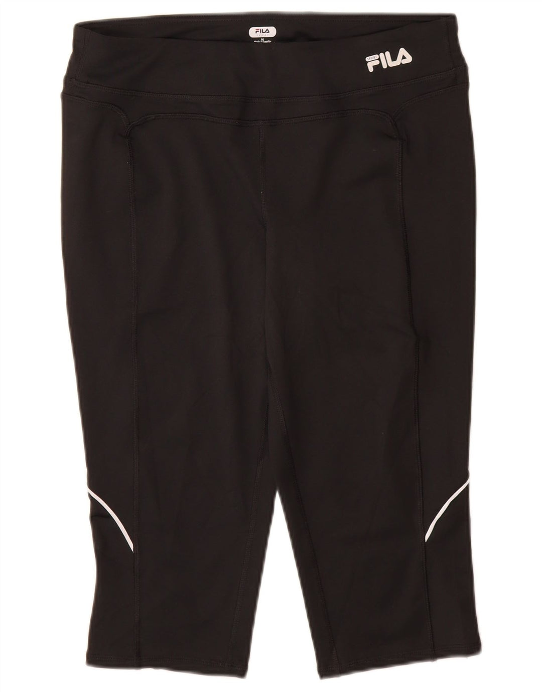 Leggings Capri da donna FILA UK 14 poliestere nero medio