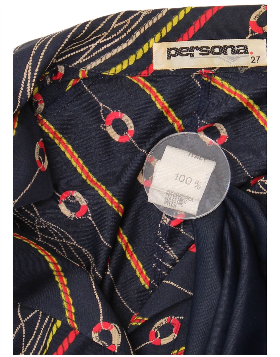 Abito a trapezio da donna taglie forti Persona taglia 27 XL blu navy in poliammide