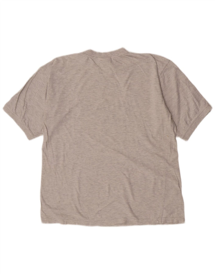 T-shirt grafica da uomo Reebok Top in cotone chiazzato grigio medio