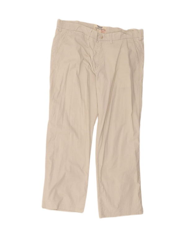 Pantaloni chino dritti da uomo Rifle W38 L29 in cotone beige