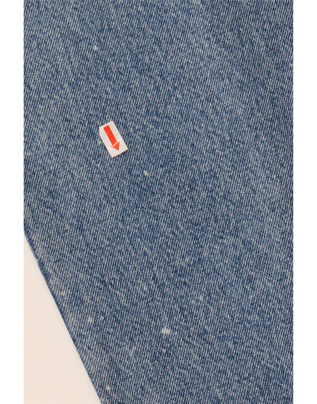 Jeans affusolati a vita alta da donna BENETTON IT 48 XL W32 L30 Blu Cotone