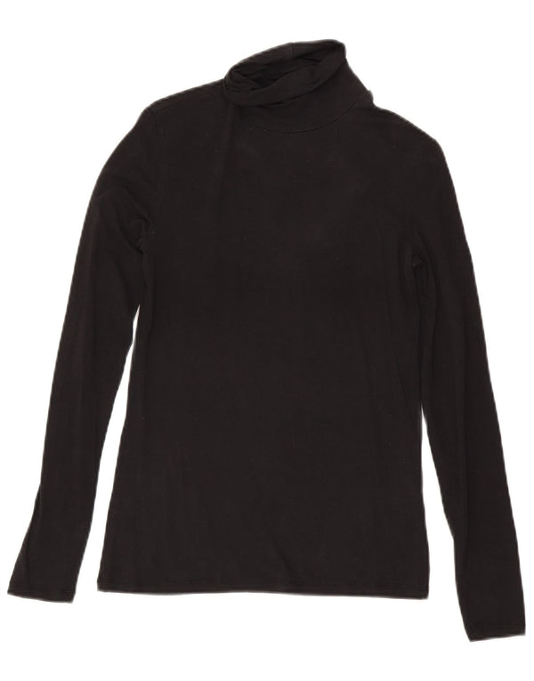 Maglia da donna a maniche lunghe Massimo Dutti UK 8 Small Lyocell nero