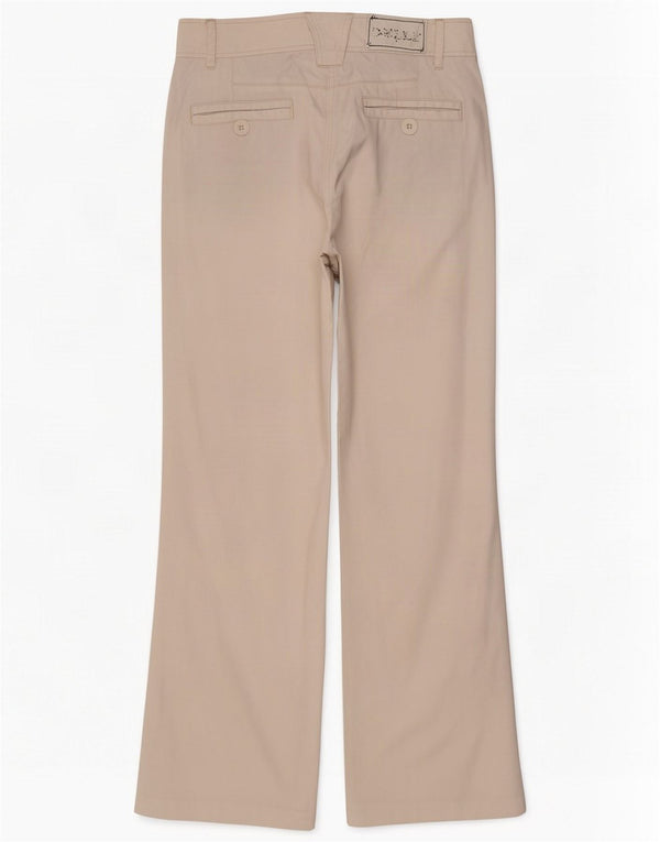 Carrera Pantaloni casual bootcut da donna IT 40 Small W26 L31 Cotone bianco