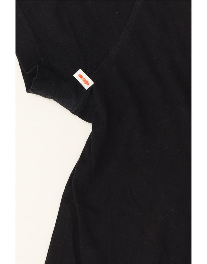 T-shirt da uomo Tommy Hilfiger Top in cotone nero medio