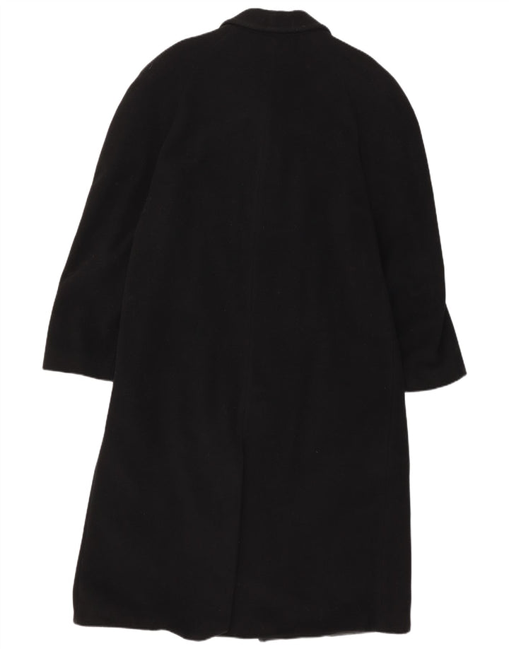 Soprabito vintage da uomo UK 36 piccolo in lana nera