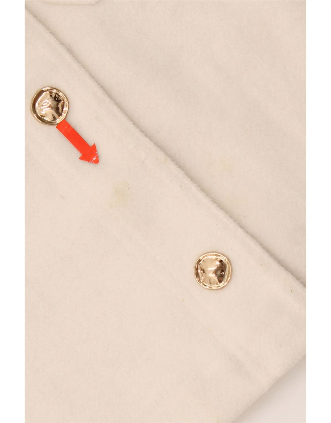 Giacca blazer corta da donna a 4 bottoni Zara UK 10 piccola poliestere bianco