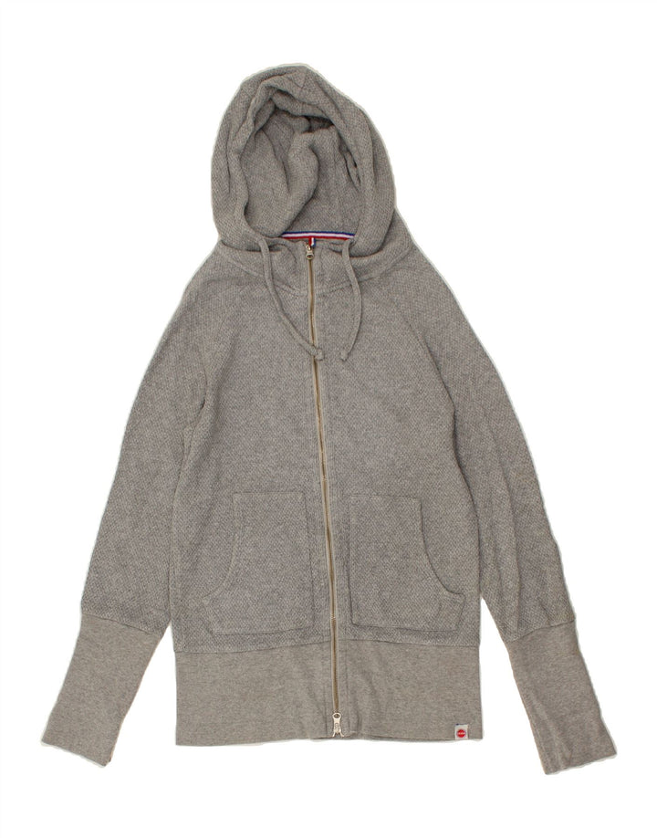 Maglione con cappuccio e zip da uomo COLMAR in cotone grigio medio